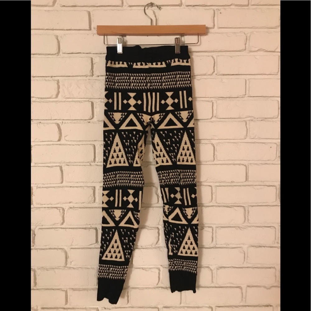 Topshop geo print sweater leggings